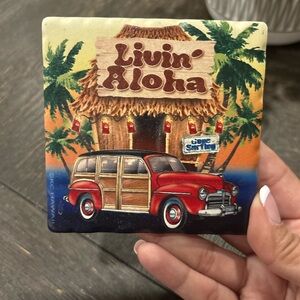 Livin' Aloha Ceramic Coaster